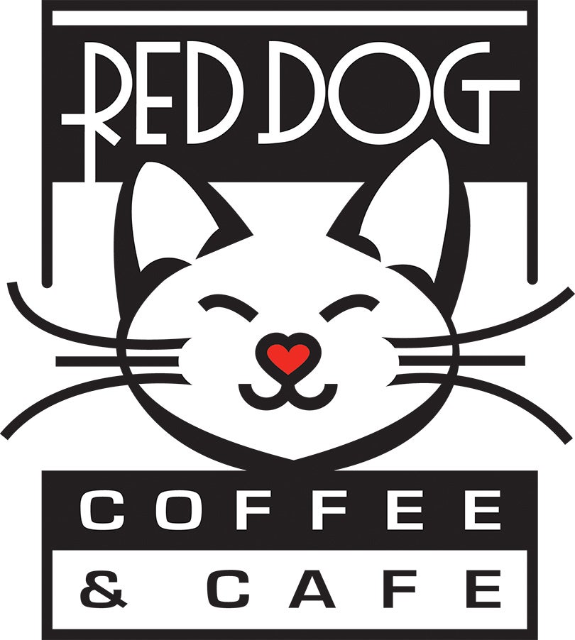 RDCR Logo French Press – Red Dog Coffee Roasters